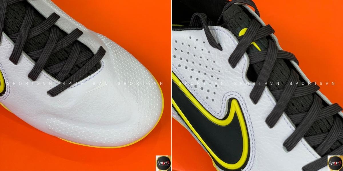 Nike Tiempo React Legend 9 Pro TF - Trắng/Đen/Vàng - DA1192-107